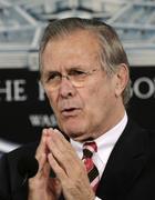 Il ministro della Difesa Usa Donald Rumsfeld (Reuters)