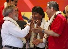 Evo Morales ha firmato un super accordo con Lula e Chvez