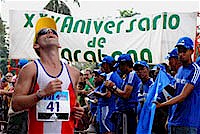 Alexei Machado ha recuperato il ritmo perduto nei primi chilometri per giungere primo nella Maratona. Foto: Ricardo Lpez Hevia 
