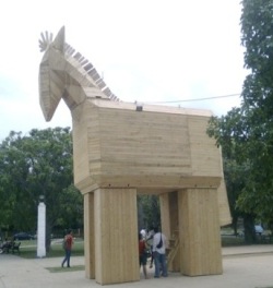 Il cavallo di Troia del mio parco. Foto: Pablo Urbano/Cubadebate