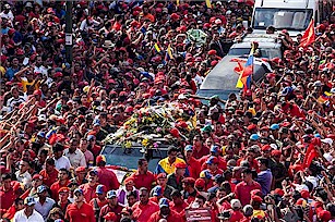 Il popolo del Venezuela ha accompagnato il percorso per dire addio al Presidente Chvez