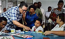 Il Primo Ministro di Santa Luca, Kenny Davis Anthony, ha assicurato che ricorder tutti i bambini che ha conosciuto nella Scuola Speciale di Solidariet con Panama.