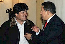 A Cuba i compagni Evo Morales e Hugo Chvez