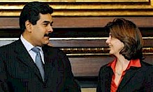 I ministri degli Esteri di Colombia e Venezuela aggiusteranno i dettagli delle Commissioni di lavoro approvate. Foto AFP 