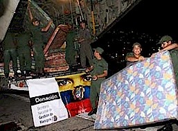 Il Venezuela ha ricevuto  aiuti umanitari da almeno 15 paesi per affrontare la  contingenza.