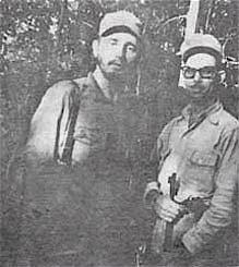 Fidel e Faustino sulla Sierra Maestra.