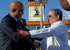 Il Presidente di Haiti segnala  lincontro con Ral Castro 
