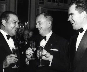 Fulgencio Batista con Richard Nixon, nel 1954