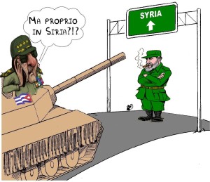 raul castro tank in syria