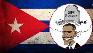 obama cementerio cuba bandera