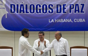 Humberto de la Calle, Ivan Marquez, Bruno Rodriguez